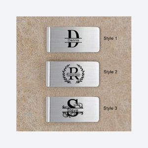 Personalized Laser-Engraved Money Clip