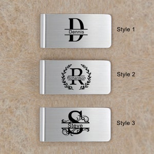Personalized Laser-Engraved Money Clip