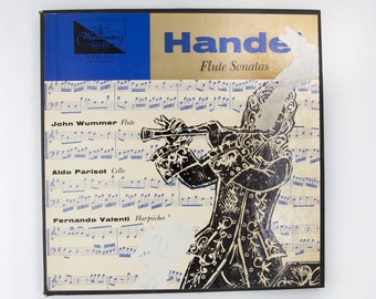 Handel Flute Sonatas - John Wummer, flute; Fernando Valenti, harpsichord - 2 Vinyl LP Set - Westminster XWN 2222 - Classical, Baroque