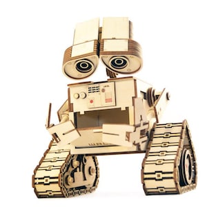 Model wycinany laserowo Wall E 3D Puzzle Wall E Plik cyfrowy SVG