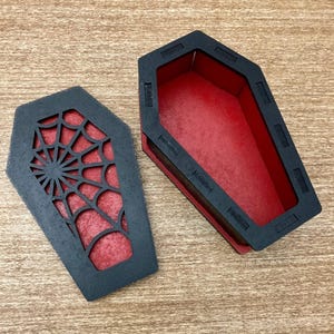 Halloween SVG coffin casket for laser cut CNC Digital file