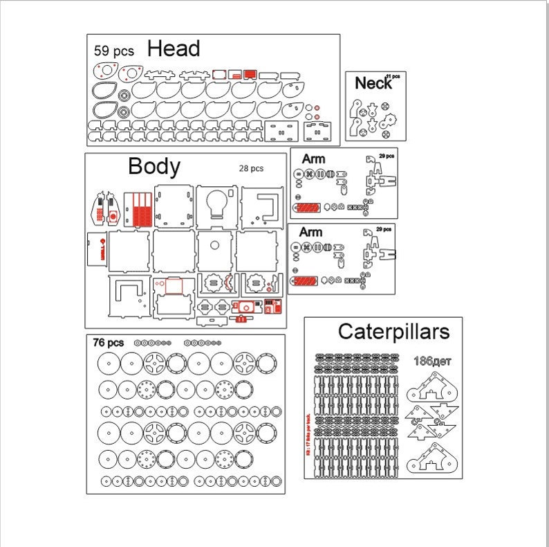 Wall E Laser Cut Model 3D Puzzle Wall E Digital File SVG Etsy