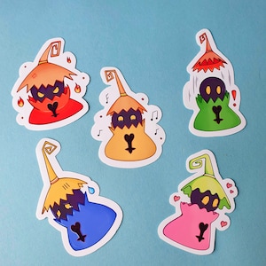 Heartless Stickers - Kingdom Hearts inspired stickers - waterproof vinyl video game enemy stickers