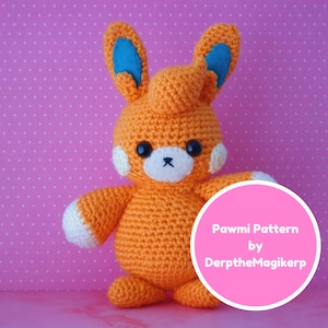 Pawmi Amigurumi Crochet Pattern - PDF File - Pokemon inspired tutorial