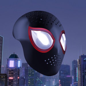 Into The Spider-Verse Miles Morales - ALLEEN 3D-BESTANDEN - Faceshell en lenzen