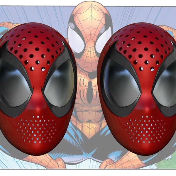 Bagley Ultimate Spider-Man - 3D FILES ONLY - Faceshell and Lenses