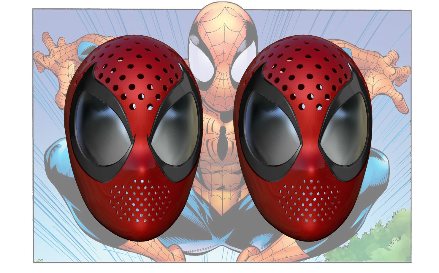 Spider-man Web of Shadows Face Shell digital (Download Now) 