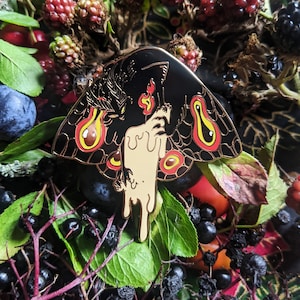 Mothman Hard Enamel Pin,Mythology Pin