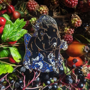 Kelpie Horse Hard Enamel Pin, Mythology Pin