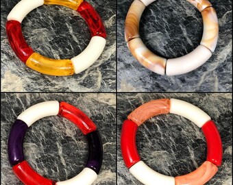 Bracelet tubes, modèles au choix