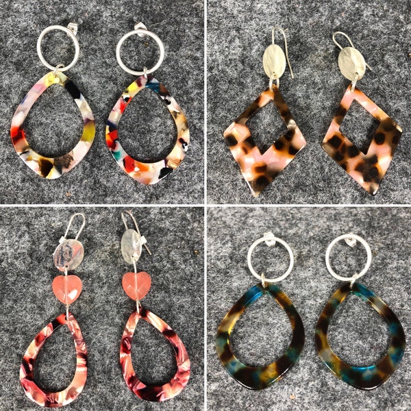 Boucles d’oreilles, 4 modèles au choix