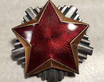 Tito's Red Star Badge - Yugoslavian Army JNA Pin