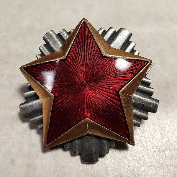 Tito's Red Star Badge - Yugoslavian Army JNA Pin