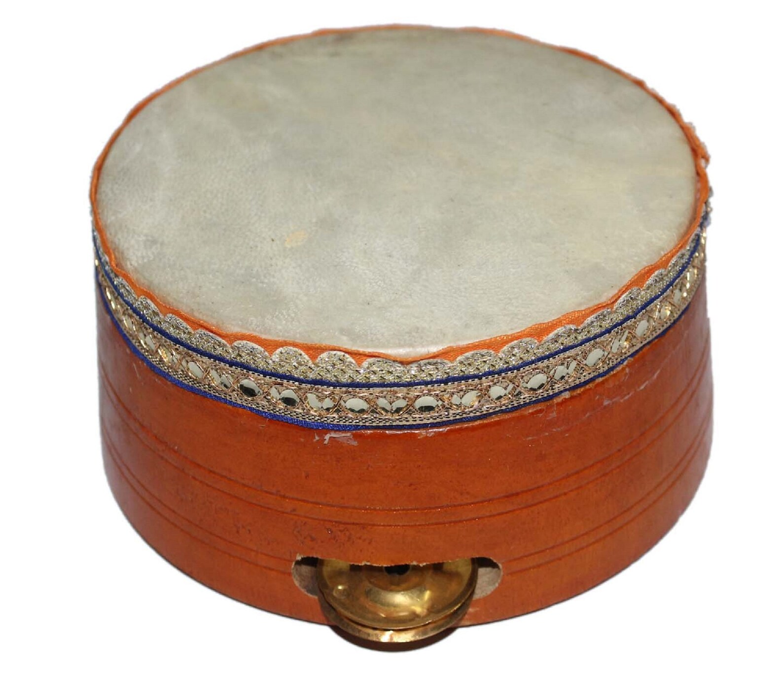 Hand Made KanjiraTambourine Indian Musical Instrument Folk Etsy
