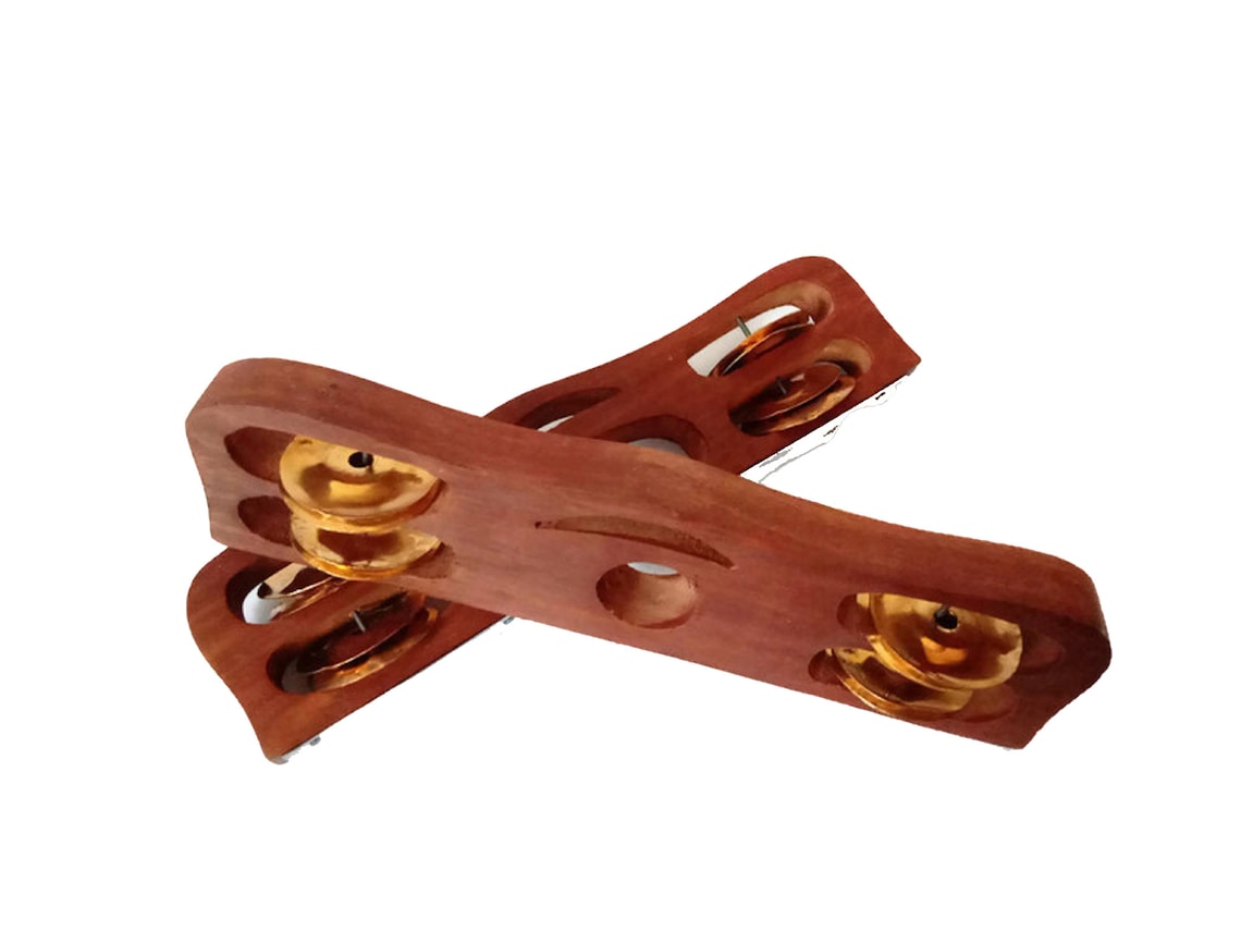 HandCrafted Wooden clapper khartal Indian Musical Instrument Etsy