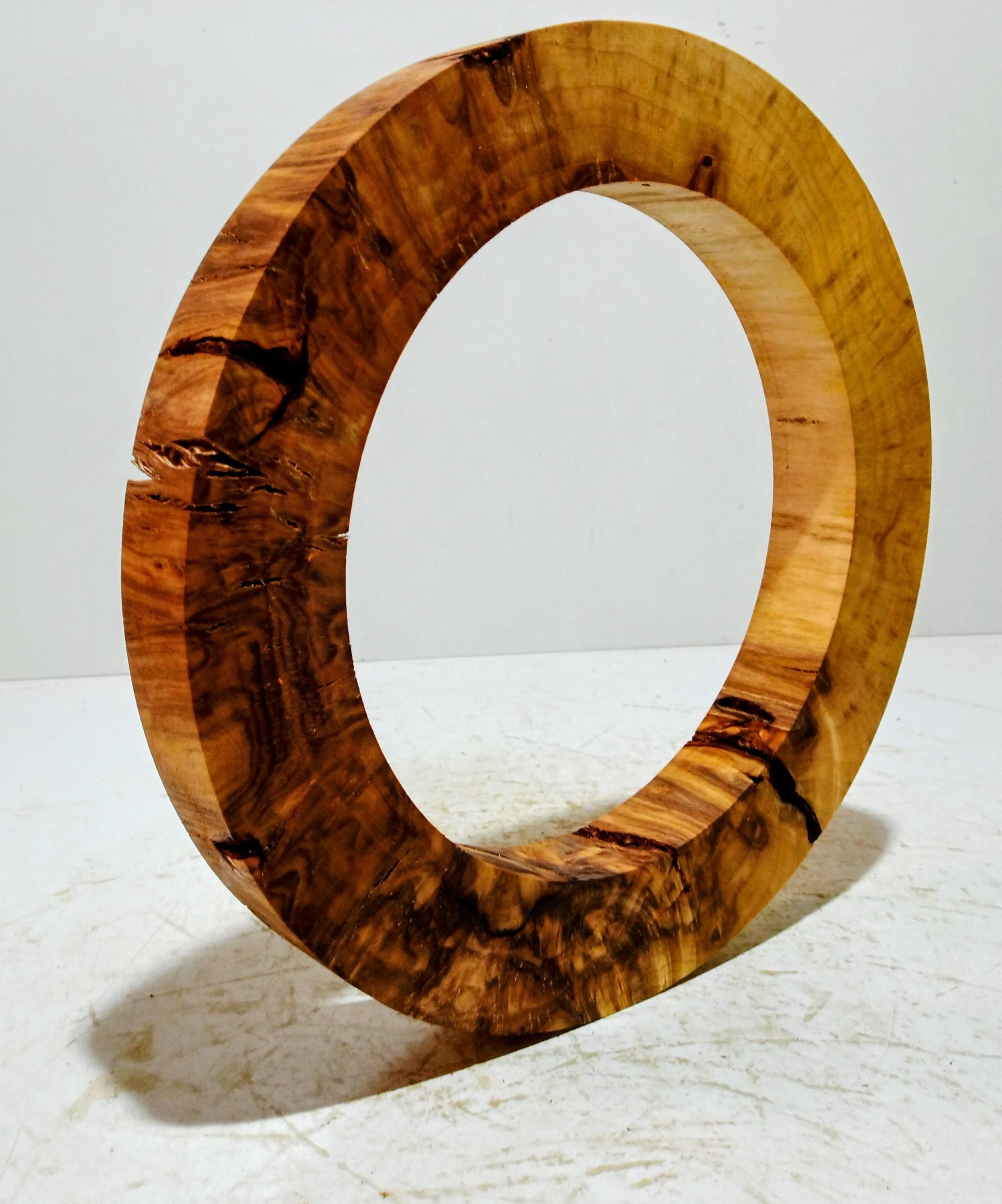 Anditoy Weihnachts-Holzscheiben Set – 50 Stück Zum Basteln & Bemalen – Mit Farbstiften & Glöckchen