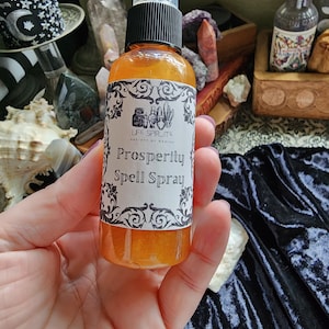 Prosperity Spell Spray for Wealth, Success & Abundance | Spell-Infused Intention Spray