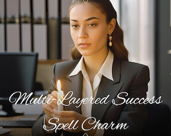 Multi-Layered Success Charm | Custom Intention Talisman | Personalized Ritual Jewelry for Focus, Confidence & Opportunity