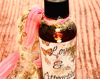 Love & Attraction Intention Spray: Self-confidence and sensuality, Deepening emotional connections, Passion, intimacy and closeness.