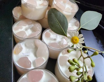 Cupid's Kiss Rose Quartz Love Spell Candle- We use 6 Different Potion Elixirs, added spellwork, and give you full instructions and support!