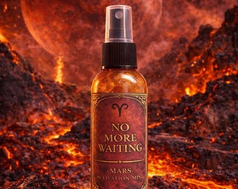 Mars Activation Mist No More Waiting Motivation Spray  Confidence • Action Energy • Cinnamon Ritual Spray • Goal Getter • Manifestation Mist