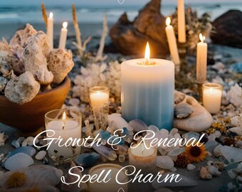Growth & Renewal Charm | Personal Transformation Talisman | Custom Intention Jewelry for Healing, Clarity and New Beginnings