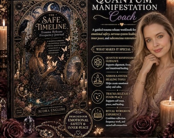 Safe Timeline Trauma Release Frequency Journal, 30 Page Printable Workbook, Nervous System Healing, Emotional Safety, Manifestation Numbers