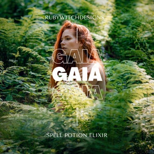 Gaia Potion Elixir Oil: Mother Earth Goddess, Customized Spell