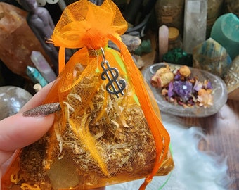 Custom Business Success Mojo Bag: Magical Charm for Attracting Wealth, Clients & Prosperity