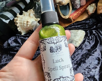 Luck Spell Spray for Prosperity, Success & Good Fortune | Spell-Infused Intention Spray Manifest Good Fortune Into Your Life.