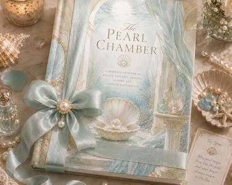 The Pearl Chamber Mermaid Grimoire, Sea Witch Journal, Self Care & Healing Workbook, Printable PDF