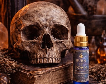 Kali Transformation Oil – Burn It Down Ritual Oil – Spiritual Reset Oil – Unscented Energy Oil