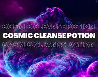 Aura Cleansing Oil: Cosmic Cleanse Potion - Energy Clearing & Protection