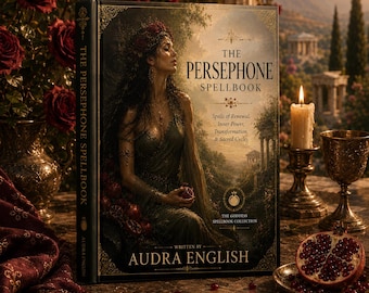 Persephone Spellbook Printable, 28 Goddess Spells, Greek Goddess Grimoire, Book of Shadows, Shadow Work, Transformation Magic PDF