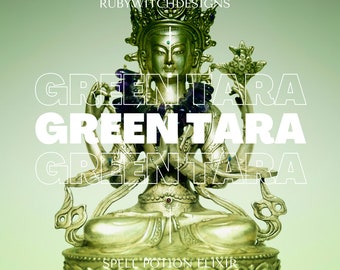 Green Tara Potion Elixir: Goddess of Compassion, Manifestation & Stability