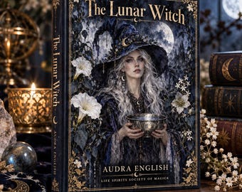 The Lunar Witch Book | Moon Magic Workbook, Lunar Witchcraft Guide, Rituals, Spells & Printable Grimoire PDF