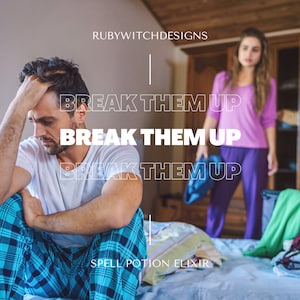 Break Up Potion Elixir: Separation Spell Oil, Customized