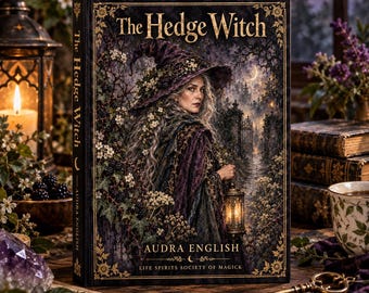 The Hedge Witch: 30-Page Dreamwork and Witchcraft Workbook, Printable Grimoire PDF