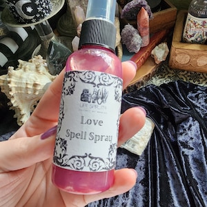 Love Spell Spray for Romance, Attraction & Self-Love | Spell-Infused Intention Spray