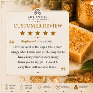 Filthy Rich Abundance Attracting Soap. Spellwork by lifespiritssocietyofmagick.com. Tons of success stories! Wealth, prosperity, and money. image 11