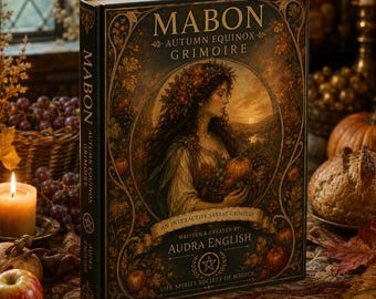 Mabon Grimoire Printable PDF | Autumn Equinox Book of Shadows | Interactive Sabbat Workbook | Wheel of the Year | Pagan & Wiccan Journal |
