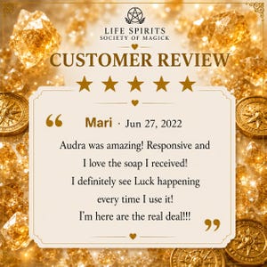 Filthy Rich Abundance Attracting Soap. Spellwork by lifespiritssocietyofmagick.com. Tons of success stories! Wealth, prosperity, and money. image 6