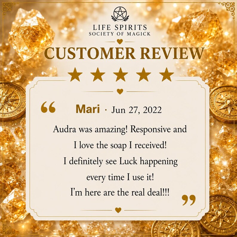 Filthy Rich Abundance Attracting Soap. Spellwork by lifespiritssocietyofmagick.com. Tons of success stories! Wealth, prosperity, and money. image 6
