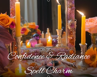 Confidence & Radiance Charm | Empowerment Talisman | Custom Intention Jewelry for Self Esteem, Charisma and Presence