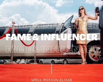 Fame & Influencer Potion Elixir: Customized for Social Media Influence and Recognition.  Gain Followers. Make Money.