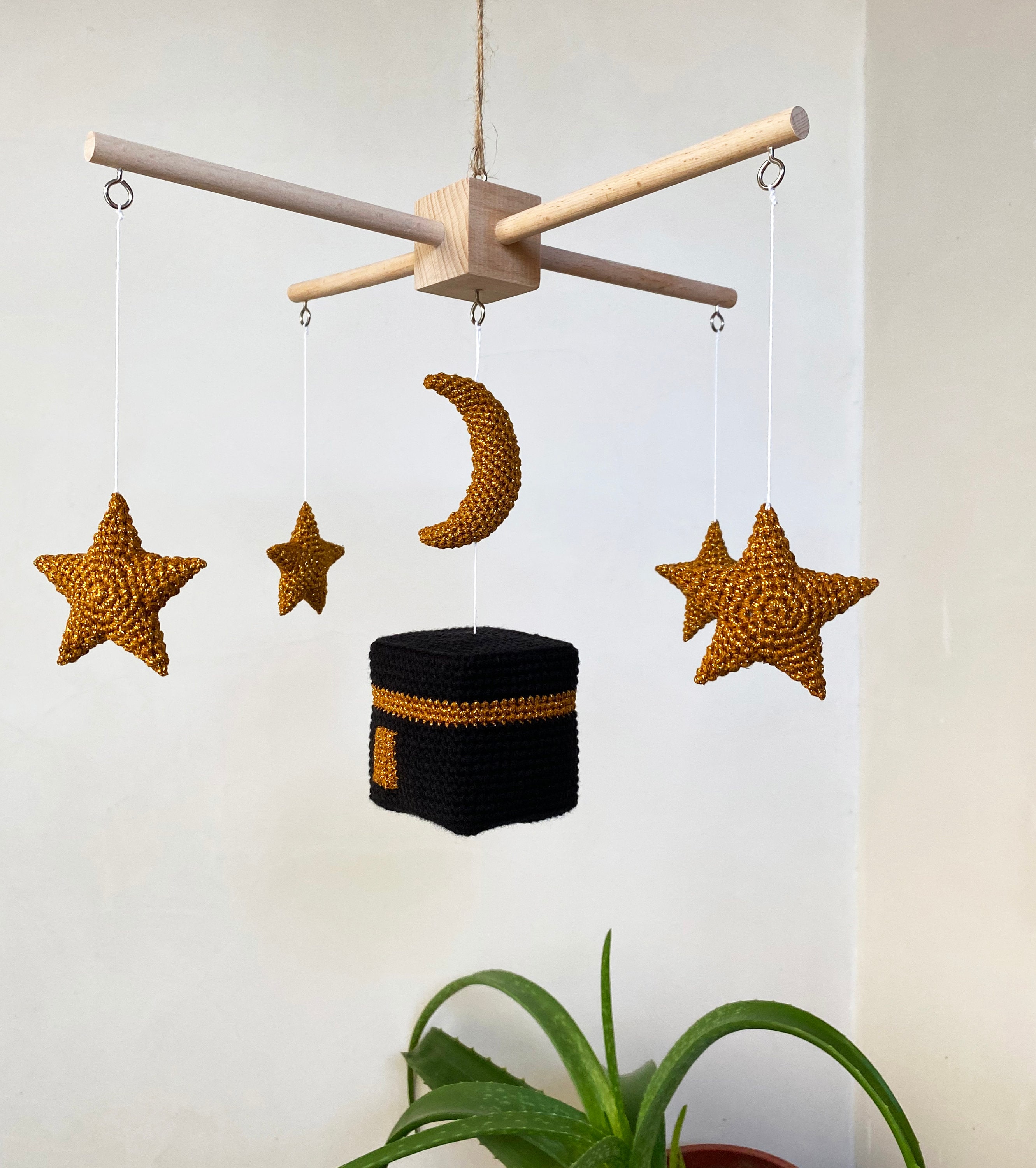 Islamic Baby Mobile for Nursery Ramadan Baby Gift Crochet Etsy