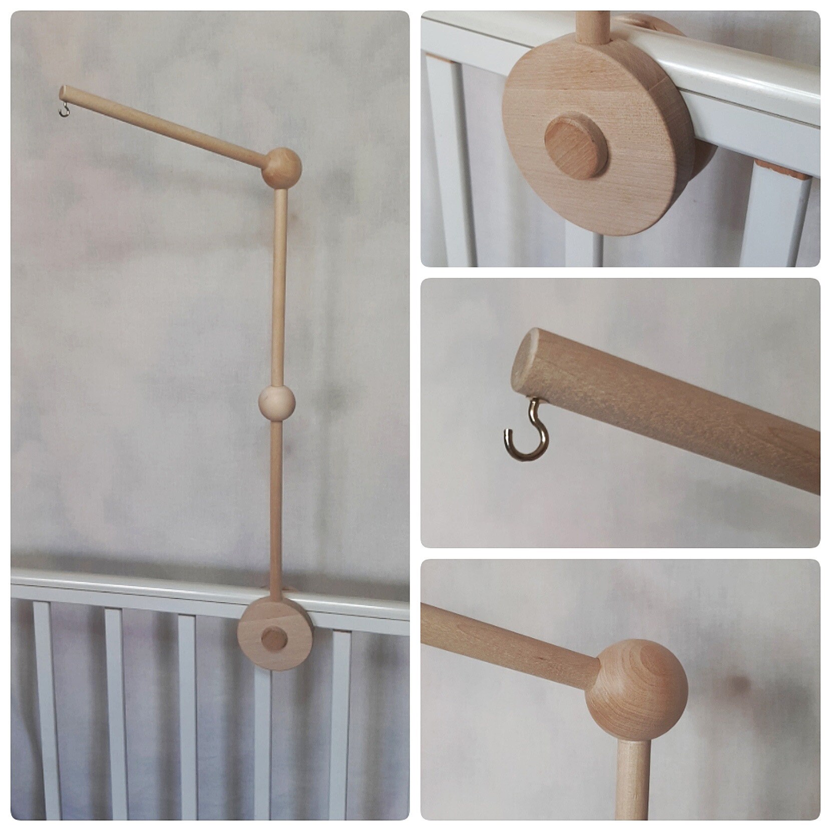 Baby mobile holder Crib mobile hanger Baby mobile arm Etsy