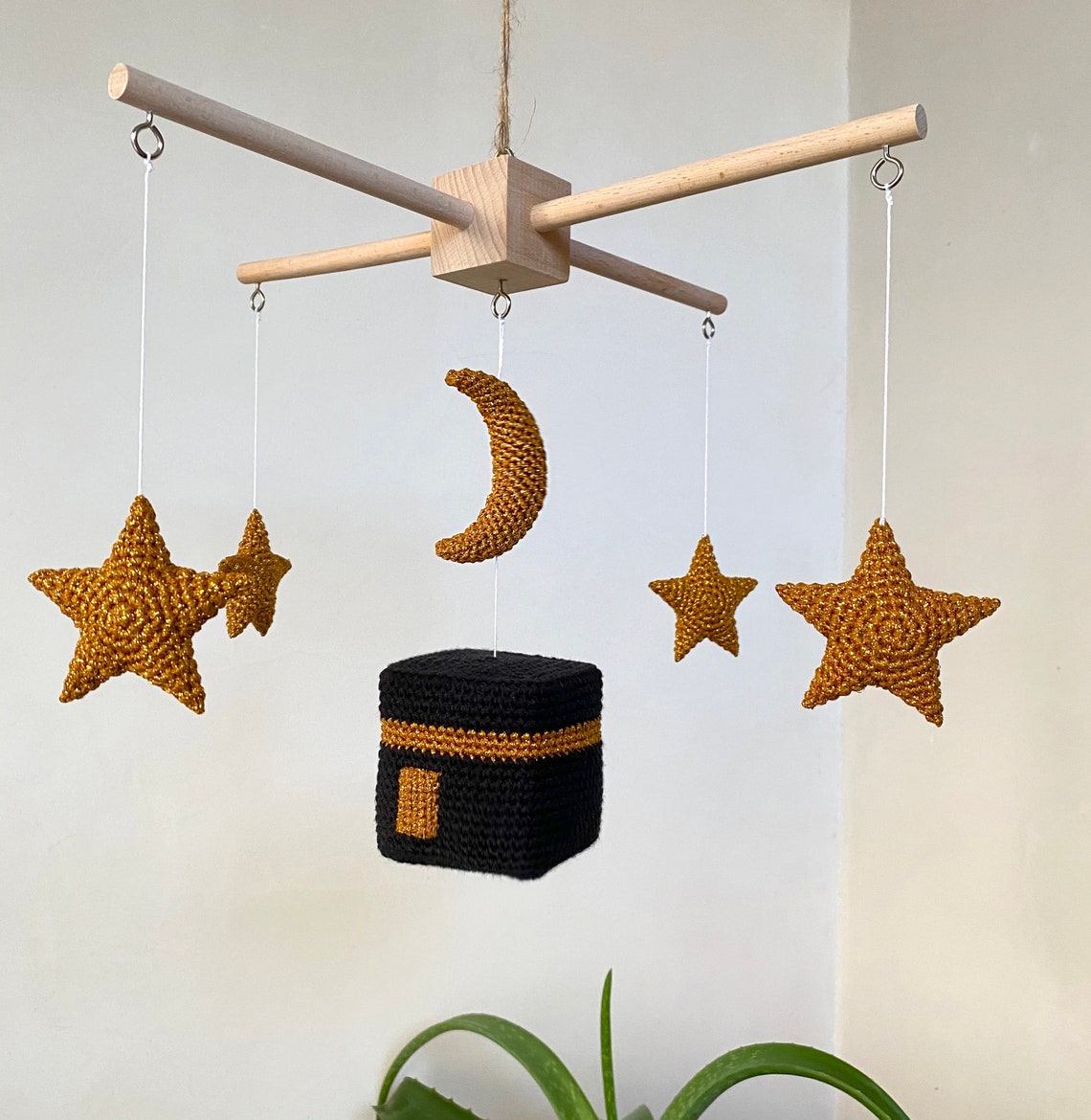 Islamic Baby Mobile for Nursery Ramadan Baby Gift Crochet Etsy