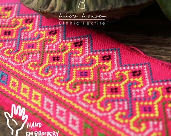 Fair Trade Kids Hmong Ethnic Hill Tribe pleat skirt boho style hand made
