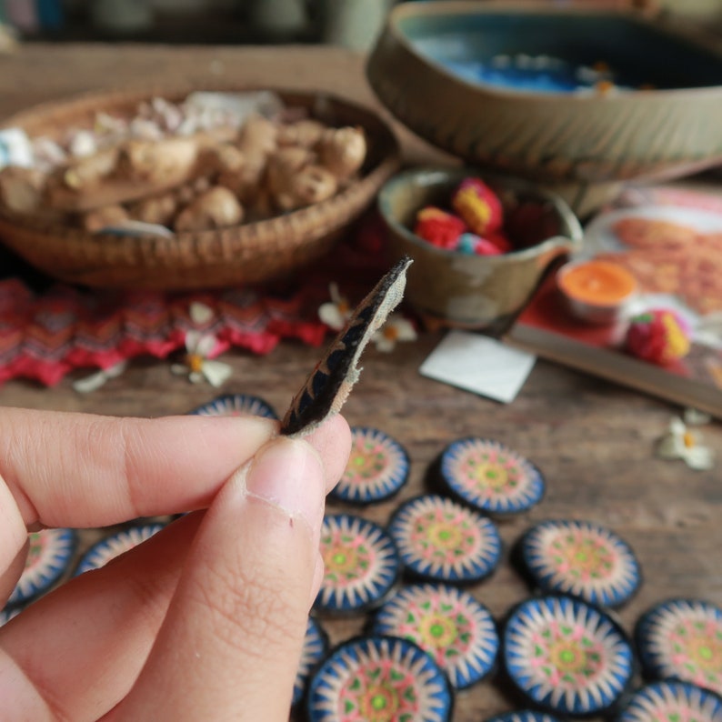 Bohemian Supply Material for Crafts,OLD patchesx13 Hmong Embroidery Patches,Vintage Boho